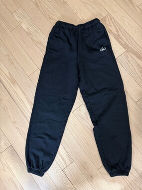 ALO Yoga Black Track Joggers